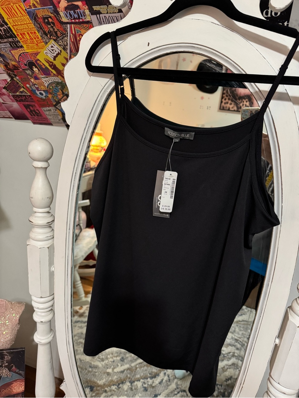 Addition Elle Black Spaghetti Strap Camisole